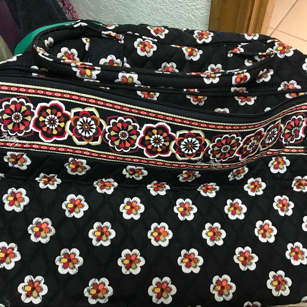 Vera Bradley weekender bag and make up bag